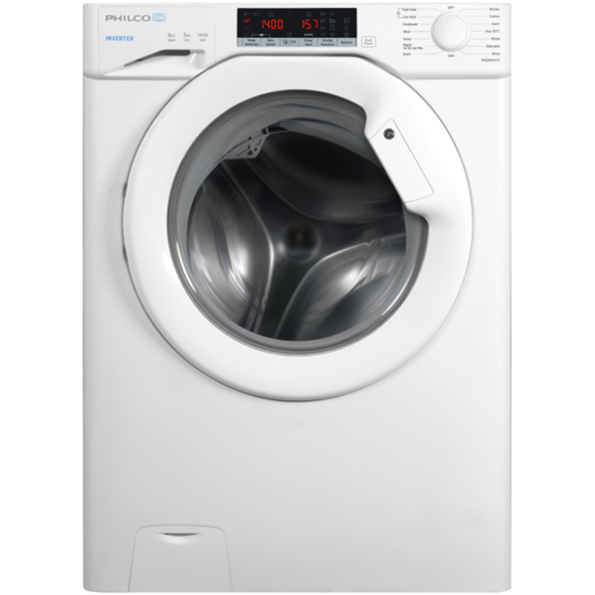 Philco 飛歌 PWD8514VU 8.0/5.0公斤 1400轉 變頻二合一 前置式超薄洗衣乾衣機 (已飛頂)